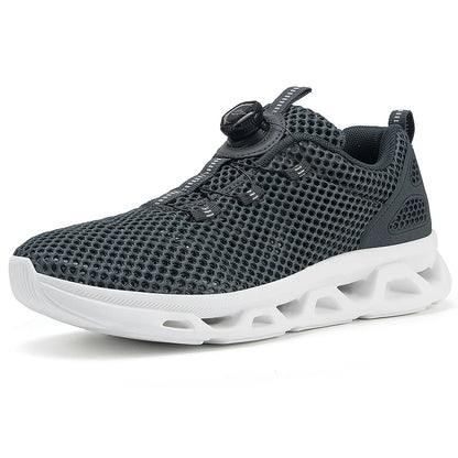Unisex sneldrogende barefoot-waterschoenen voor watersporten in de buitenlucht, riviertrekking, wandelen langs beekjes, varen; lichtgewicht met draaibare gesp