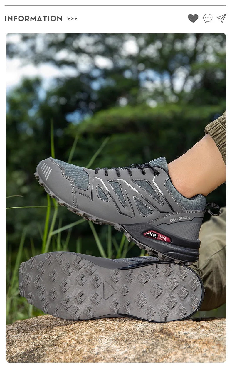 Men’s Lockless Cycling Shoes, Outdoor Mountain Cross-Country Non-Slip Hiking Shoes, Breathable Sports Shoes, Road Cycling Shoes