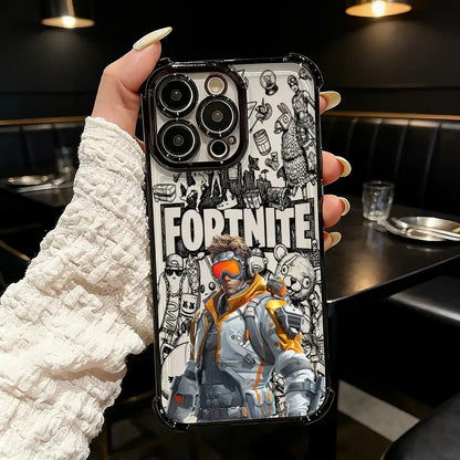 Popular Game FortniteS Plating Phone Case For Samsung A37, A57, A07, A36, A16, A35, A55, A25, A26, A05s, A15, A54, A34, A24, A14, A05, A04 4G 5G
