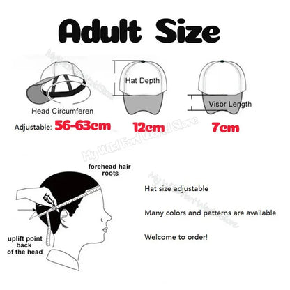 Cartoon SpongeBob Men Women Baseball Cap Outdoor Travel Boy Girl Mesh Sunhat Adult Hip Hop Dad Hat Summer Sport Trucker Peak Cap