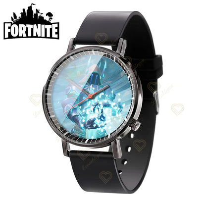 Wrist Watch F-Fortnite Cook Watch Trend Fashion Creative Quartz Student Watches Battle Game Figure Model Kids Birthday Gift