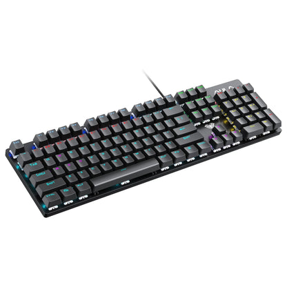 Wired Mechanical keyboard Gamer USB Keyboards gaming Backlit Musical 100% Computer 104 keys keyborad Ergonomic Pc key board