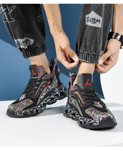 chaussure homme basket homme Chaussures de course respirantes pour hommes, baskets décontractées pour hommes, chaussures de tennis pour hommes, entraîneur de course, mocassins à la mode, luxe