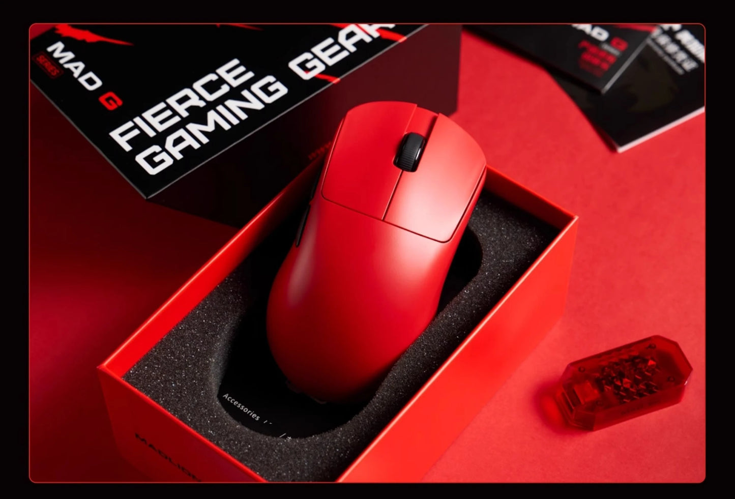 FGG Madlions Mad G Pro Max Ultra-lightweight Wireless Mouse Original 8K HZ Dual-Mode Low Latency PAW3395 Gamer Accessories Gifts