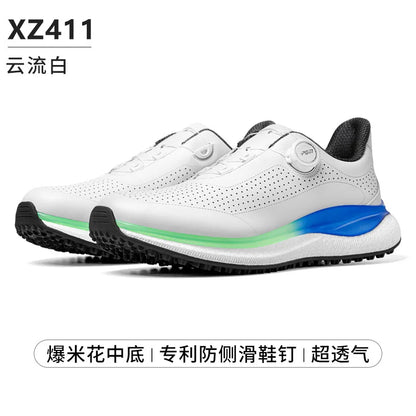 PGM muške sportske tenisice za golf Super Soft Popcorn midsole Knob Lace, protuklizne, prozračne golf cipele