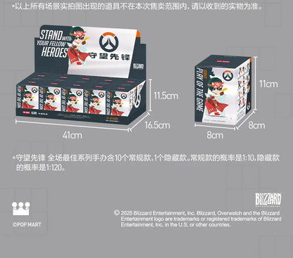 POP MART Overwatch Play of The Game Series Blind Box originale, Mystery Box a sorpresa, graziose action figure anime, ornamenti e statuette