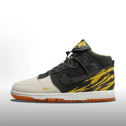 Nike Dunk SB Dunk High – inspirowane stylem retro, modne, antypoślizgowe, wytrzymałe, półwysokie, codzienne trampki DQ4489-300
