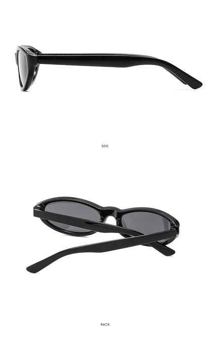 BOYSEEN Men's Hip Hop Style Sunglasses Narrow Frame Orange Eyewear UV400 Travel Beach Sunglasses U400