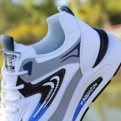 Chaussures pour hommes chaussures légères en cuir Pu chaussures décontractées 2025New baskets pour hommes mode hommes chaussures de Tennis respirant Sport chaussure de course