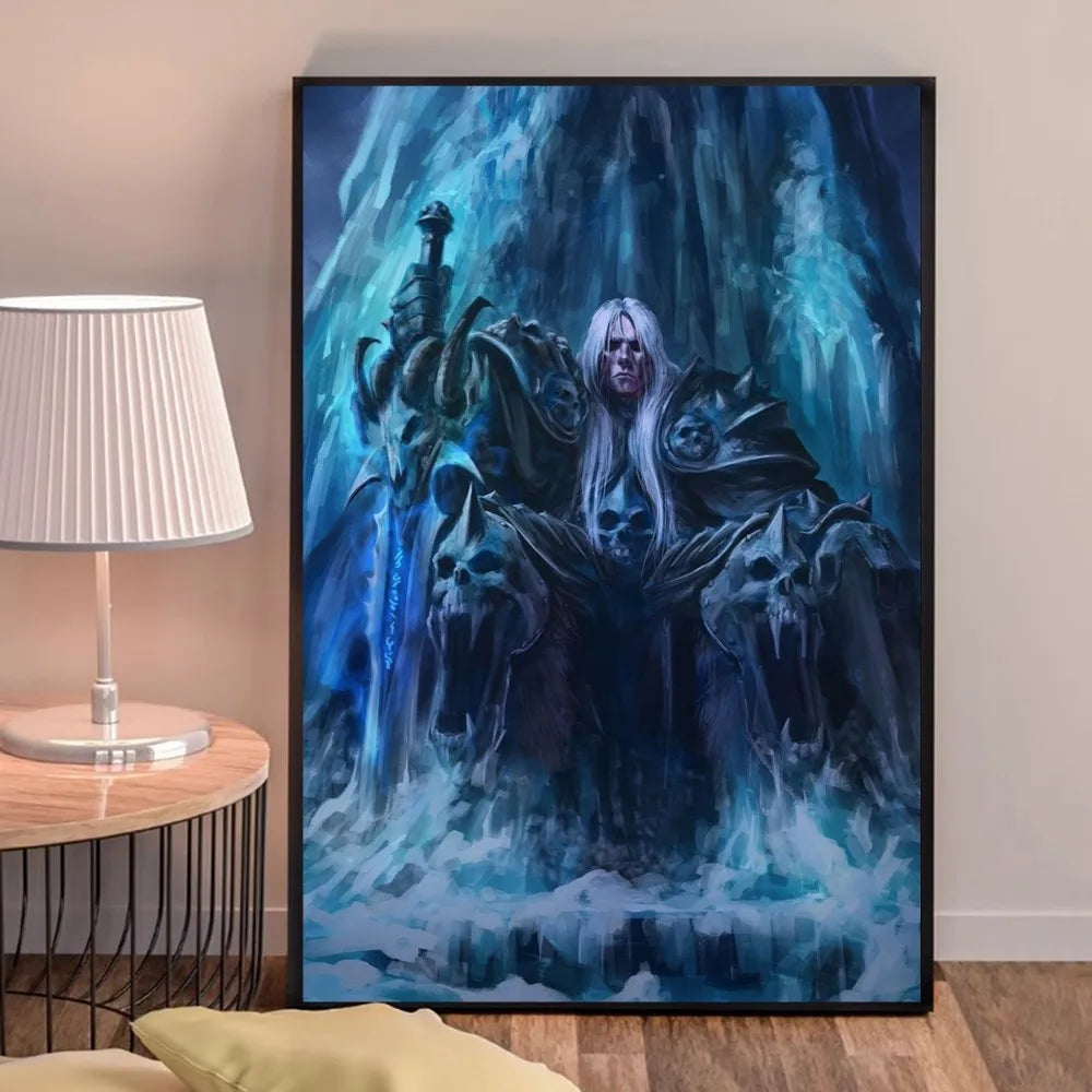 Poster za igru World of Warcraft, kvalitetni otisci i plakati, HD kvaliteta, zidna umjetnost, studija, kućni dekor
