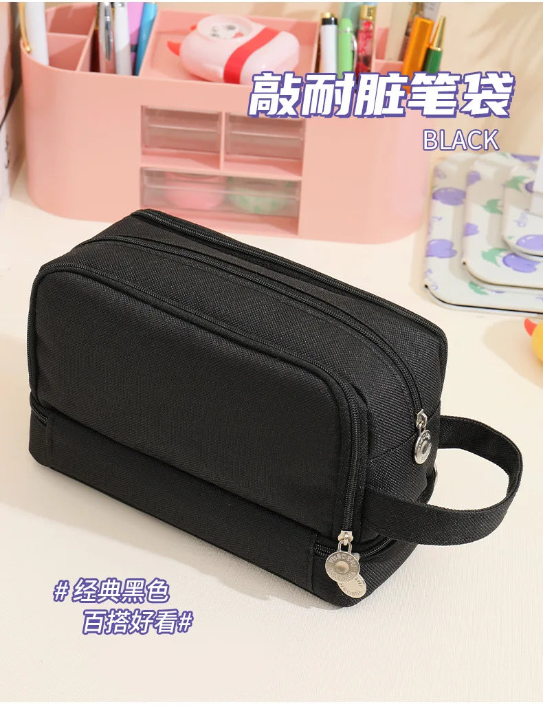 Žaidimų ir anime stiliaus Fortnites mokinio penalas, mielas penalas berniukams ir mergaitėms, didelės talpos nailoninis penalas rašikliams, mokyklinės kanceliarinės prekės vaikams