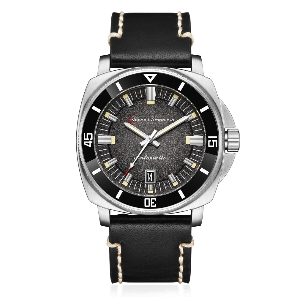 Vostok Amphibia Automatic Watches Men Mechanical NH35  Sapphire Steel Luxury Big Case Timepieces Clock Male Branded Hour Uhr