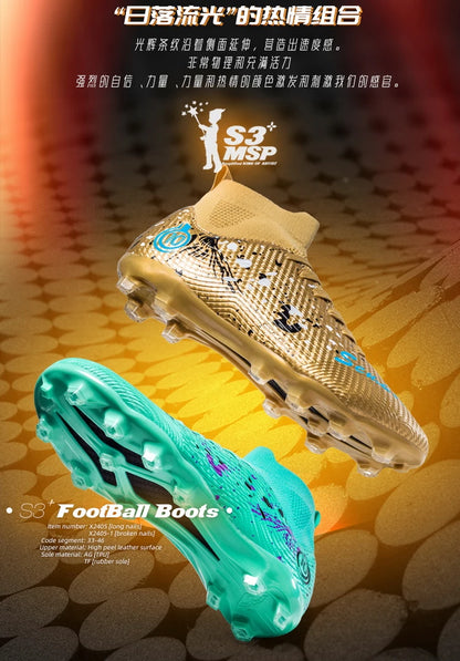 Botas de fútbol de alta calidad para hombre, zapatillas de fútbol para niños y adolescentes, botas de fútbol para niños, zapatillas deportivas unisex de fútbol