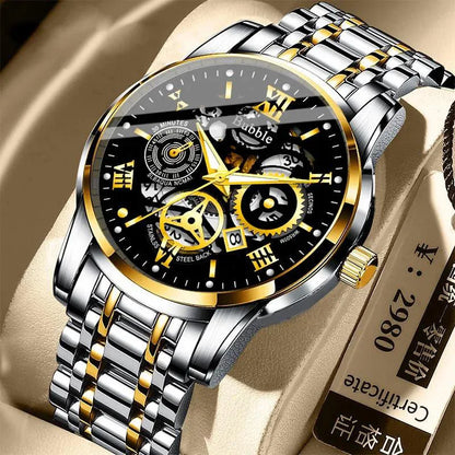 UTHAI L93 men’s watch: a trendy, high-end and versatile model, offering ‘accessible luxury’. This quartz watch features an openwork dial with Roman numerals and is water-resistant.