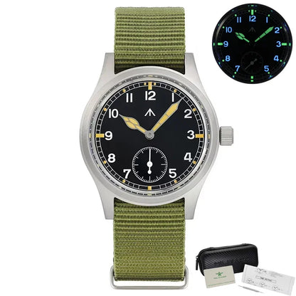 Militado D12 Quartz Watch Men VD78 Movement Domed Sapphire Crystal V2 Clear AR Coating Wristwatch 10Bar Water Resistance Watch