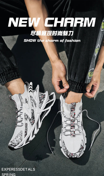 Shoes Men Sneakers Male Casual Men's Shoes Tennis Luxury Shoes Trainer Race Breathable Shoes Fashion Loafers Running Shoes for Men