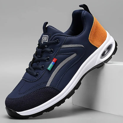 Trendy sportssko til mænd – lette, åndbare og moderne skridsikre sneakers med ruskindsdetaljer til stilfuld udendørs hverdagsbrug