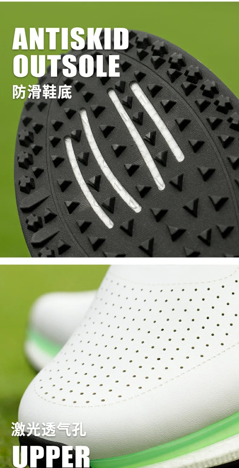 PGM muške sportske tenisice za golf Super Soft Popcorn midsole Knob Lace, protuklizne, prozračne golf cipele