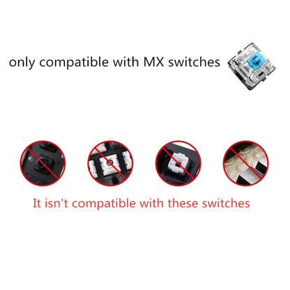 Teclas gamer RGB con retroiluminación degradada para teclado mecánico con interruptores MX, perfil OEM, PBT, blanco y azul, distribución ISO, teclas DIY
