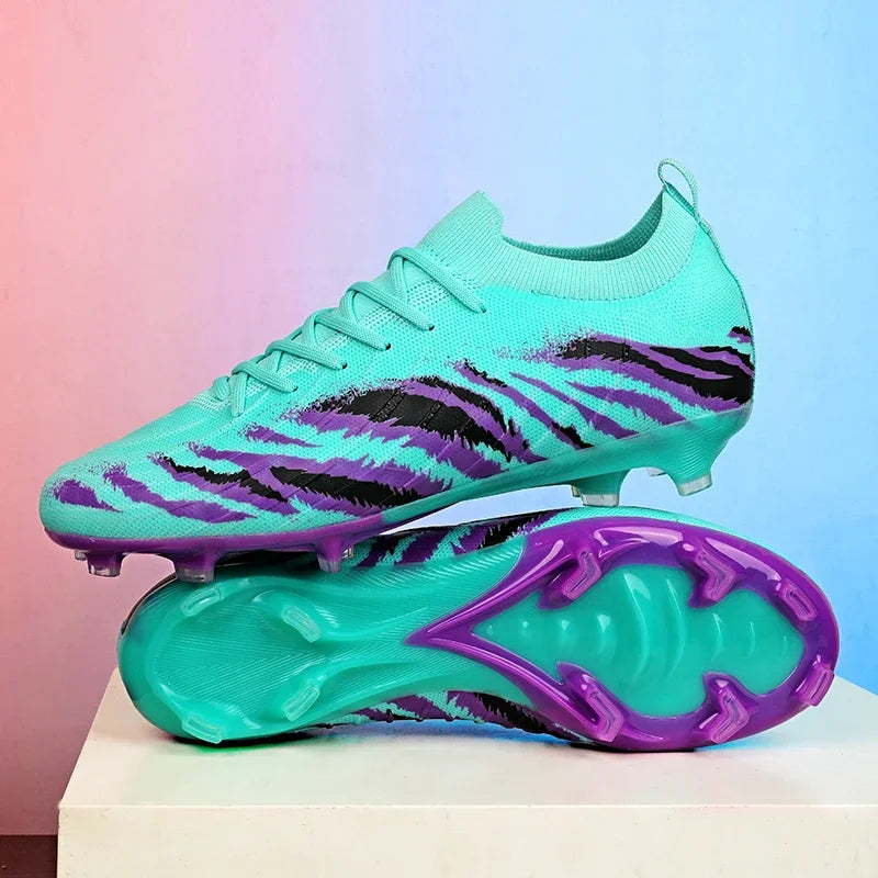 Neue Fußballschuhe für Herren, ultraleichte rutschfeste Outdoor-Sportschuhe für Erwachsene, Unisex-Fußballschuhe für Spiele, bequeme hochwertige Stollenschuhe für Rasen
