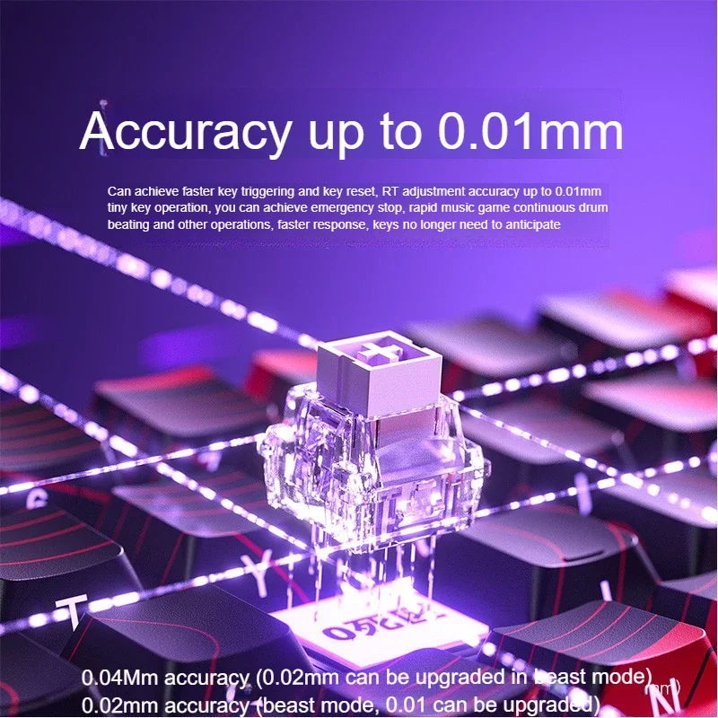 AULA WIN60 HE Magnetic  Keyboard Wired Trigger 8K Return Esports Gamer Customize RGB Mechanical Gaming Keyboard