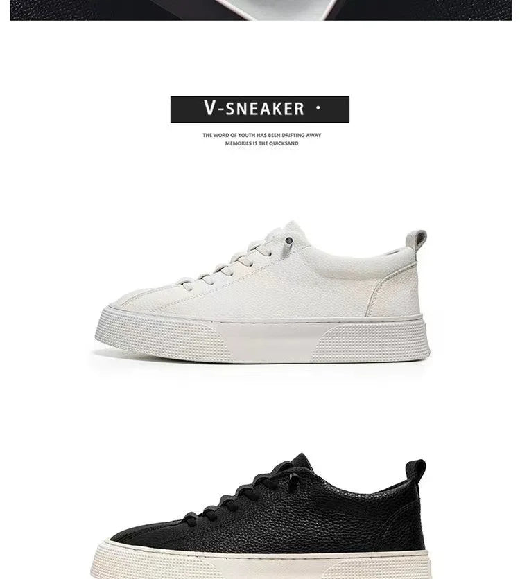 Zapatillas deportivas para hombre, calzado informal, zapatos planos para hombre, zapatillas ligeras de cuero sintético (PU), calzado transpirable, zapatillas deportivas blancas para hombre