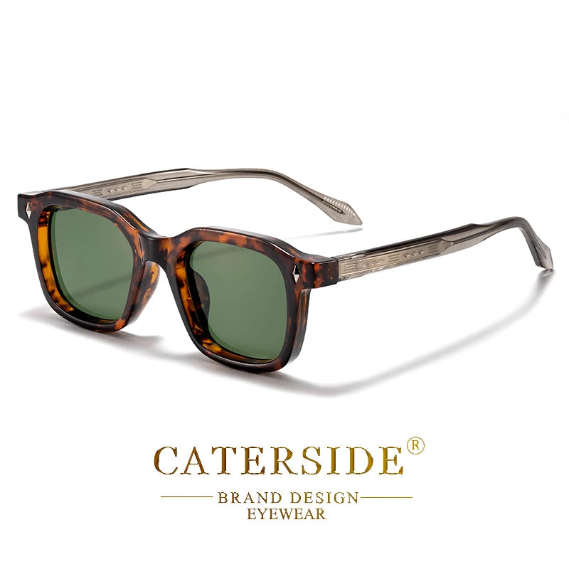 CATERSIDE Fashion Simple Men Sunglasses High Quality Brand Design Sun Glasses Women Outdoor Party Vacation Travel Eyeglasses