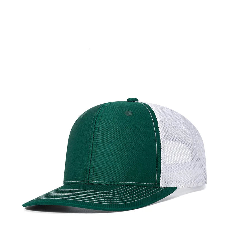 38 spalvų tinklinės „Trucker“ kepurės, lauko „Snapback“ kepurės, „Dad Hat“, hiphopo stiliaus kepurės vyrams ir moterims, reguliuojamos berniukų ir mergaičių beisbolo kepurės