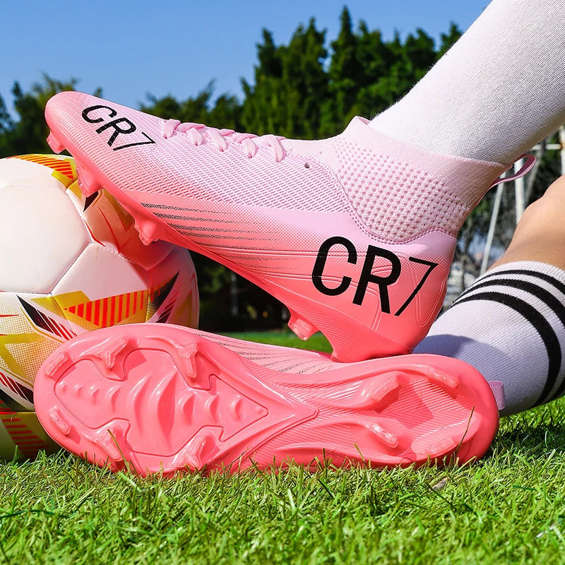 Nouvelles chaussures de football pour hommes, chaussures de soccer de haute qualité, crampons, chaussures de futsal professionnelles pour femmes, vente chaude, baskets unisexes ultra-légères TF/FG