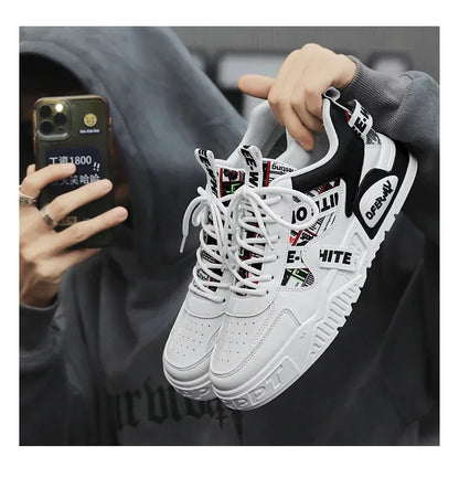 Sapatilhas de skate para homem, verão, em pele, casuais, moda, outdoor, corrida, desporto, caminhada, ténis, plataforma, designer, luxo