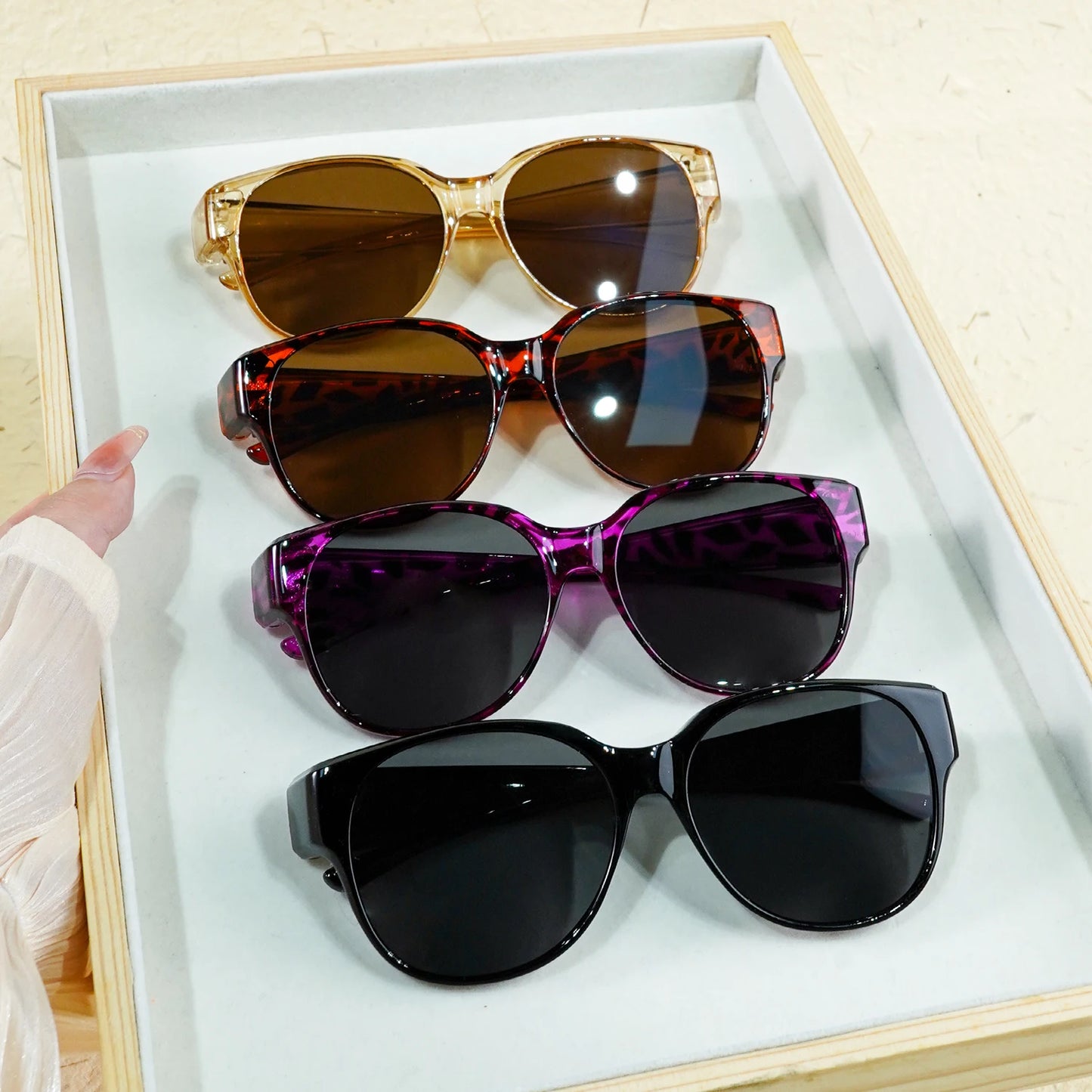 Fit Over Oversized Glasses Fashion Glasses, Perfect Daily Wear, Photo Props, and Gift for Birthday, Valentine's Day