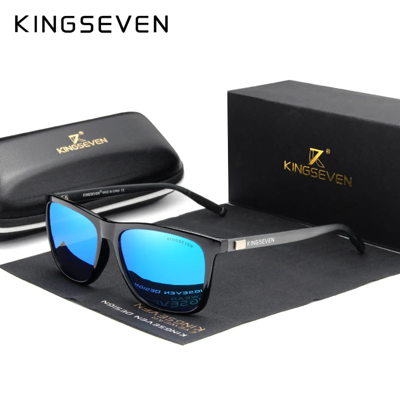 KINGSEVEN Brand Aluminum Frame Sunglasses Men Polarized Mirror  Photochromic  Sun glasses Women's Glasses Accessories Outdoors