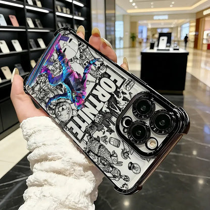 Popular Game FortniteS Plating Phone Case For Samsung A37, A57, A07, A36, A16, A35, A55, A25, A26, A05s, A15, A54, A34, A24, A14, A05, A04 4G 5G