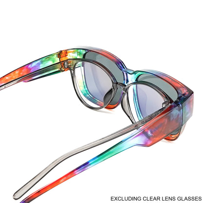Oversized Square Fashionable Unisex Sunglasses for Casual Wear, Perfect for Photoshoots, Ideal Gift