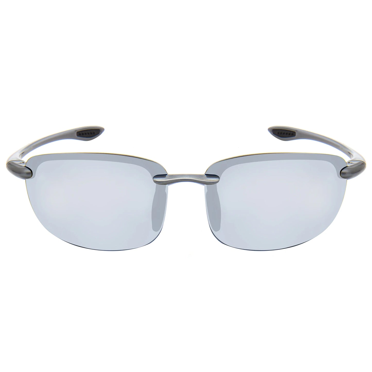 JULI Sports Sunglasses for Men Women TR90 Rimless Frame UV400 Protection for Cycling Running Fishing Baseball Driving 8001