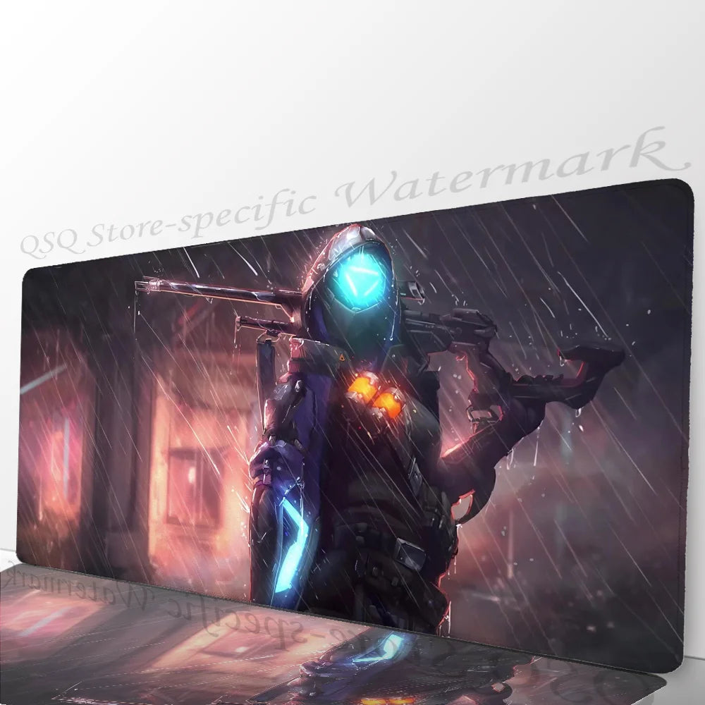 Mousepad Ana Shrike Overwatch, covoraș de birou cu suport, accesorii gaming Prime Gaming, XXL, covoraș pentru tastatură cu capitonaj
