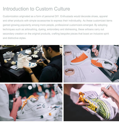 Custom Sneakers Nike Flight Legacy Sneakers "Kaleidoscope Play" Graffiti Mid-Top Retro Basketball Shoes with Gift Bag For Men