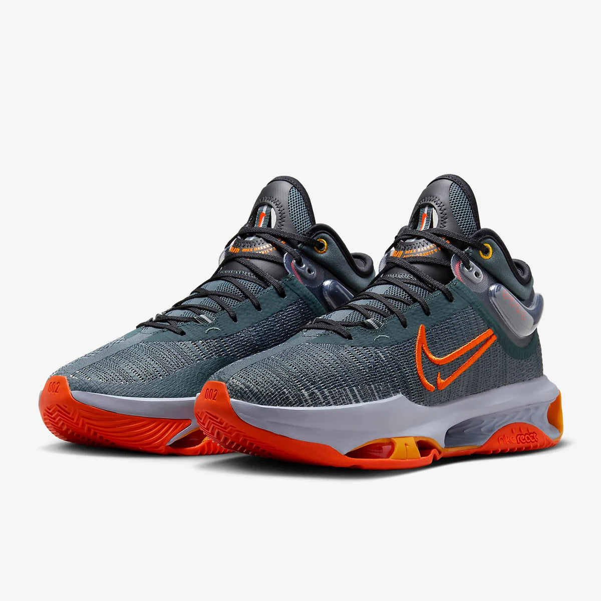 Nike Officielle, ægte, nye forårsmodeller af stødabsorberende, åndbare, lave basketballsko til mænd DJ9432-301