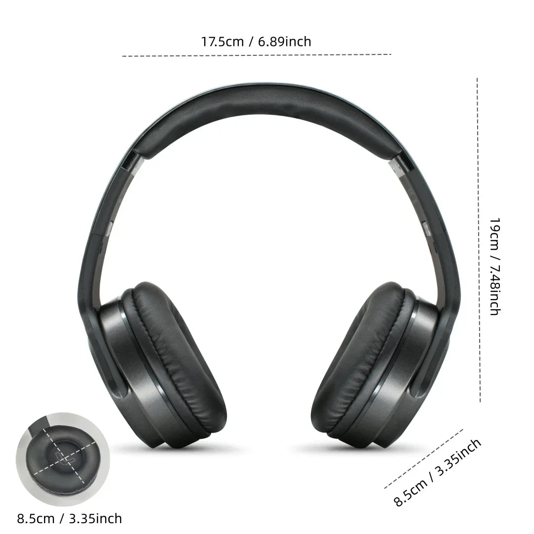 Casque Bluetooth SODO MH3 robuste 2-en-1 avec haut-parleur, casque sans fil pliable avec micro, 3 modes d'égalisation