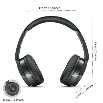 Casque Bluetooth SODO MH3 robuste 2-en-1 avec haut-parleur, casque sans fil pliable avec micro, 3 modes d'égalisation