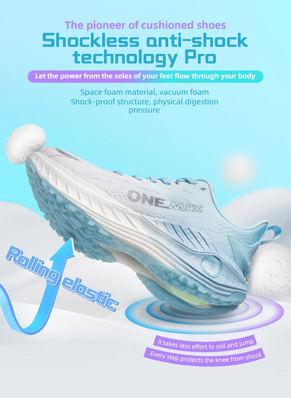 Scarpe da running casual ONEMIX traspiranti estive, scarpe da jogging da uomo leggere, scarpe da palestra da donna, scarpe sportive outdoor da uomo ammortizzate