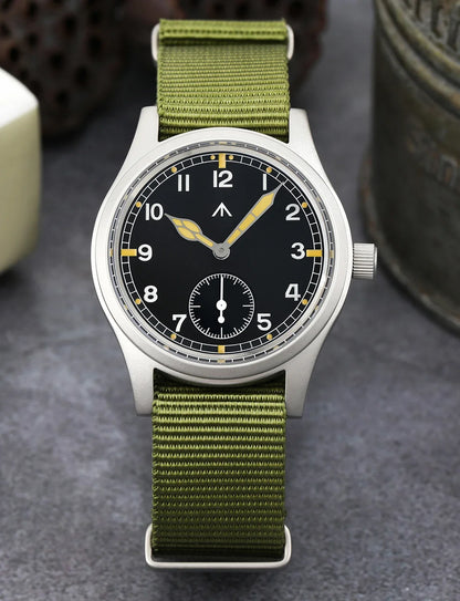 Militado D12 Quartz Watch Men VD78 Movement Domed Sapphire Crystal V2 Clear AR Coating Wristwatch 10Bar Water Resistance Watch