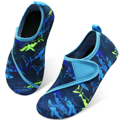 Sapatos aquáticos macios e dobráveis para rapaz e rapariga, para praia, verão, atividades ao ar livre, caminhar na água, natação, surf e mar, de secagem rápida