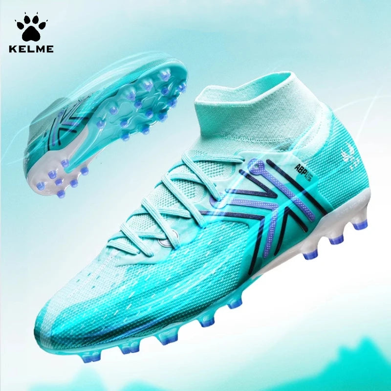 Kelme chaussures de Football Mg montantes pour hommes chaussures d'entraînement de compétition d'herbe artificielle naturelle chaussures de Football antidérapantes professionnelles