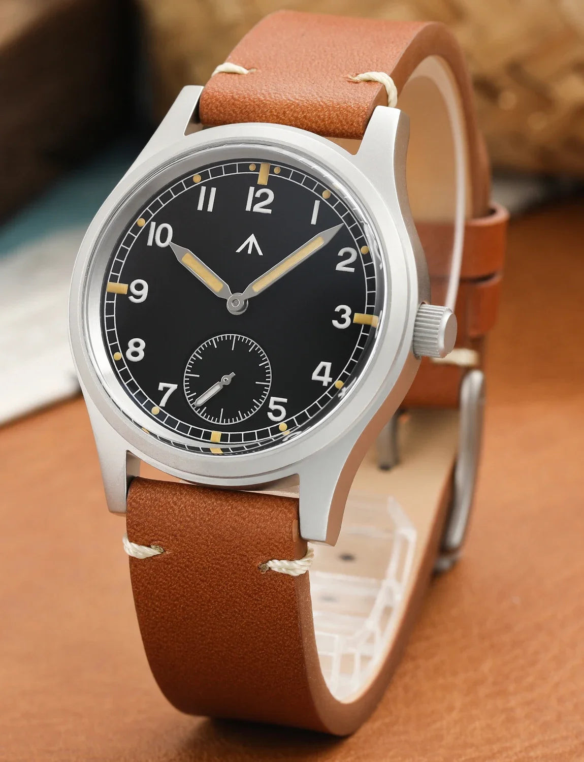 Militado D12 Quartz Watch Men VD78 Movement Domed Sapphire Crystal V2 Clear AR Coating Wristwatch 10Bar Water Resistance Watch