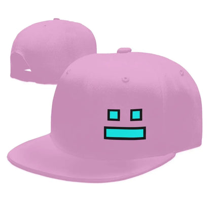 Czapki z daszkiem z gry Geometry Dash – czapki baseballowe typu snapback dla mężczyzn i kobiet, czapki regulowane, czapki hip-hopowe, czapki typu casquette
