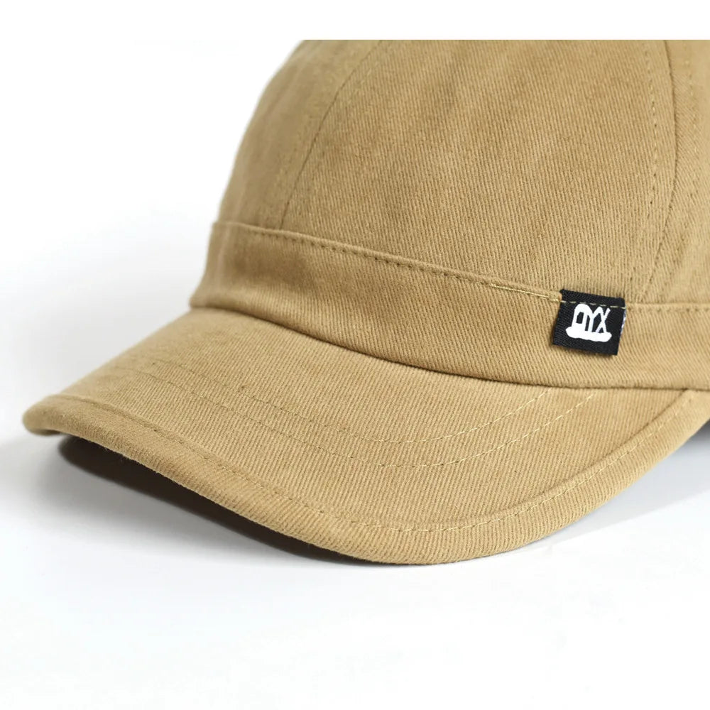 Czapka baseballowa w stylu vintage z krótkim daszkiem, bawełniana, męska i damska, miękka czapka typu „dad hat”, regulowana, w stylu trucker, czapki o niskim profilu