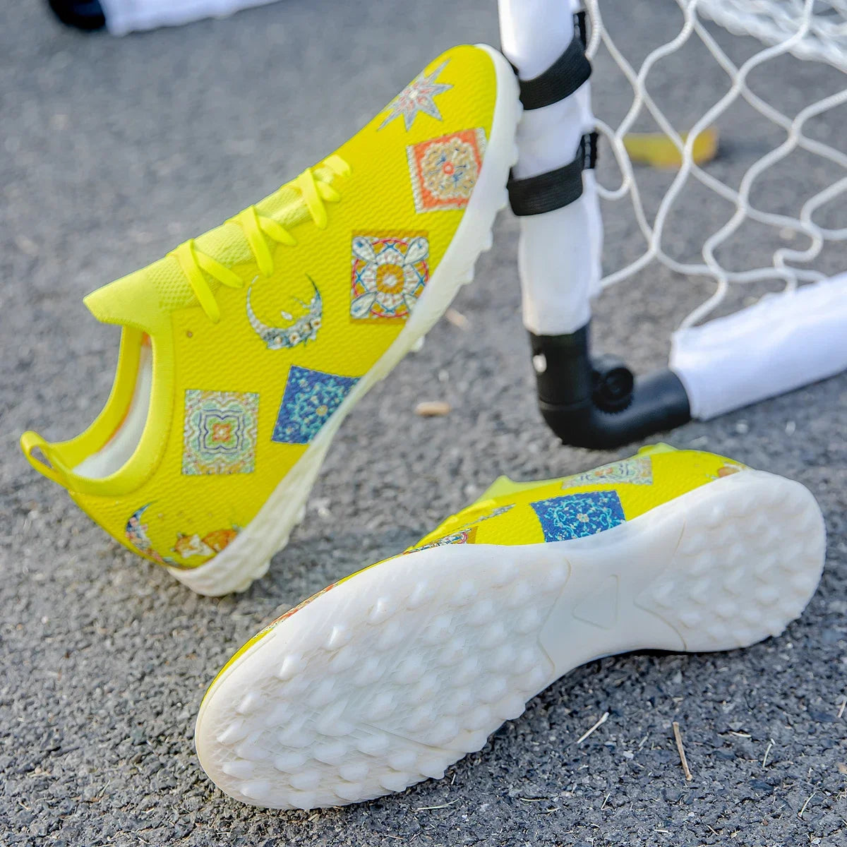 Scarpe da calcio professionali Lawn Nails resistenti all'usura, multicolore, con forte aderenza e grande equilibrio, per allenamento estivo all'aperto