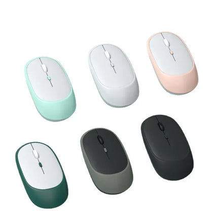 Lenovo vezeték nélküli egér, USB-ről tölthető, ergonomikus, állítható DPI, irodai, csendes, 2.4G Bluetooth optikai elektromos egér játékhoz és irodai használatra