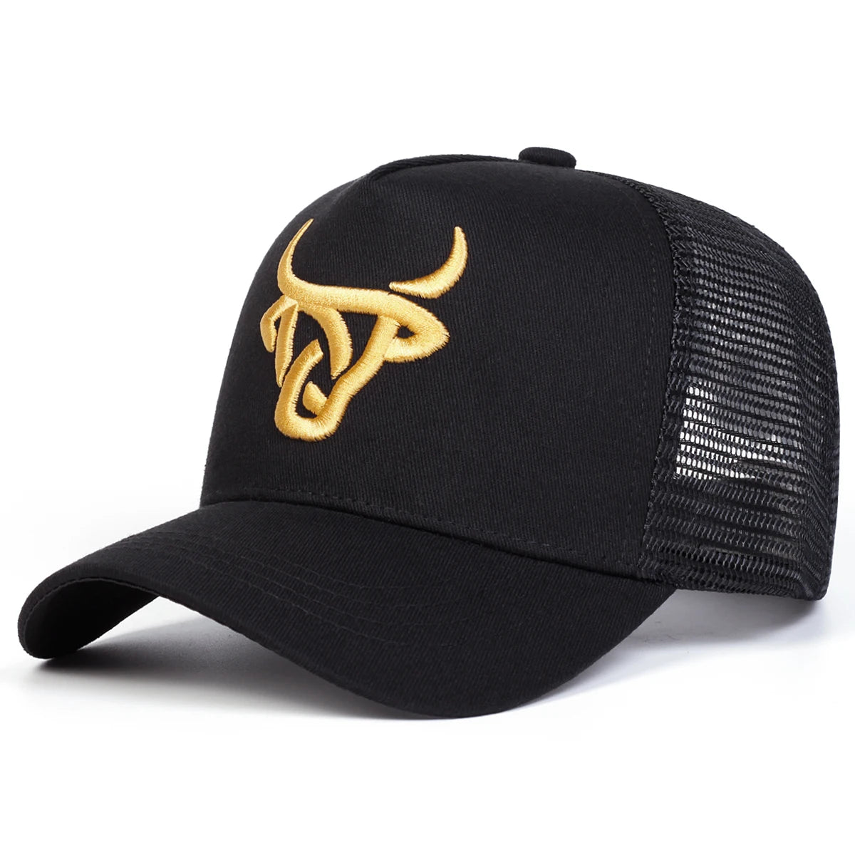 Unisex beisbolo kepurės su siuvinėjimu „Ox Head“, pavasario ir vasaros lauko reguliuojamos kasdieninės kepurės, „Dad Hat“ kepurės, apsaugančios nuo saulės